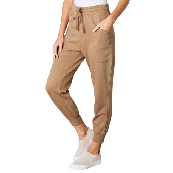 NWT Risen Los Angeles High Rise Relaxed Joggers in Mocha - Size XL - Picture 3 of 12